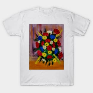 The bunch of mixed flowers . T-Shirt